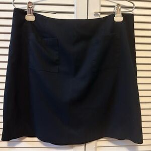 Baldwin Kansas City Navy Blue Skirt with pockets, Size Large